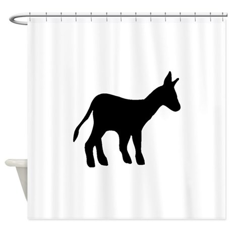460x460 Donkeys Mules Shower Curtains