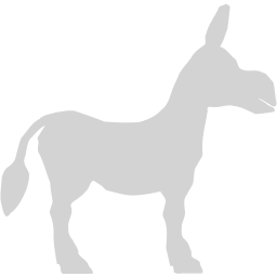 256x256 Light Gray Donkey Icon