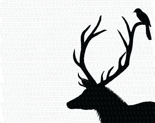 630x500 Deer Antler Silhouette Deer Antler Silhouette Free