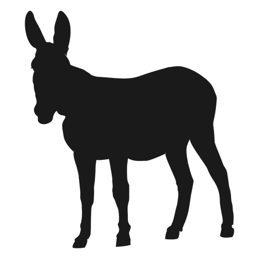 512x512 Donkey Silhouette