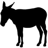 160x160 Mule Silhouette Vector Graphics Stock Image And Royalty Free