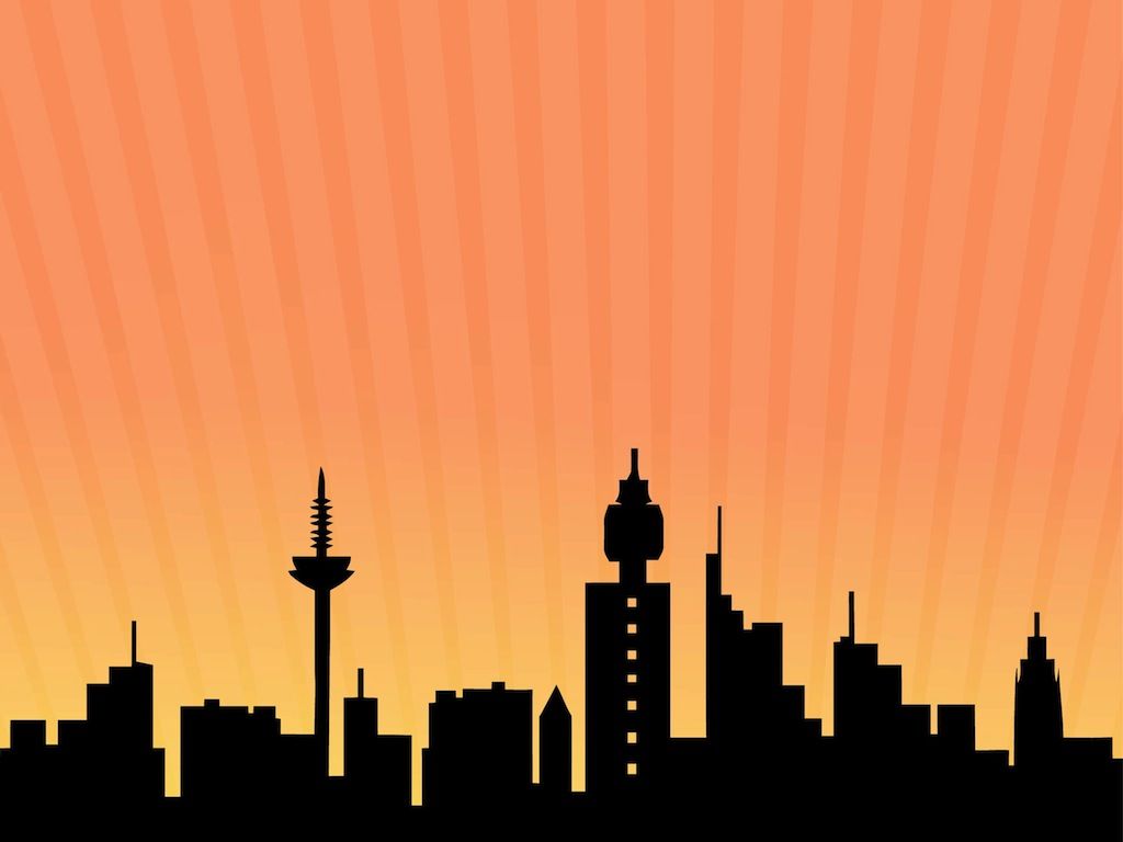 Munich Skyline Silhouette