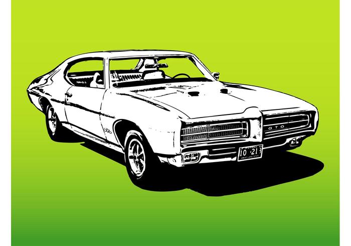 700x490 Muscle Car Free Vector Art