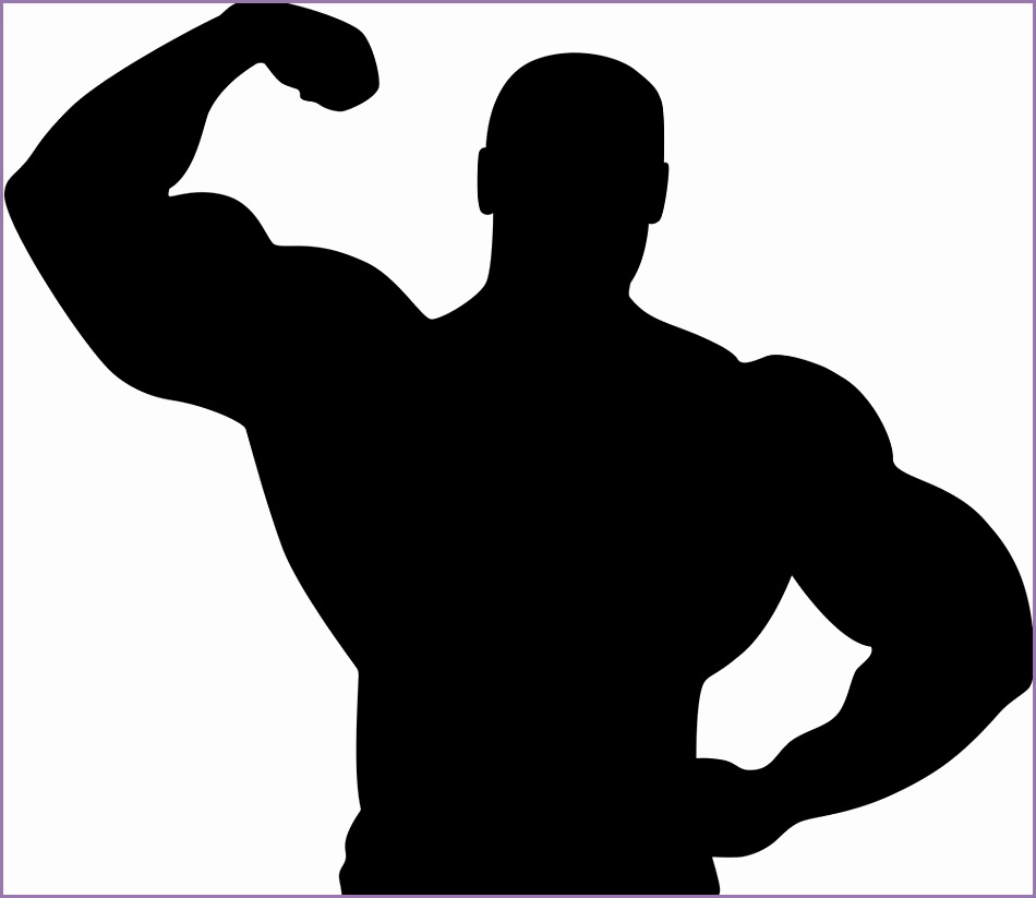 950x823 4 Muscle Silhouette