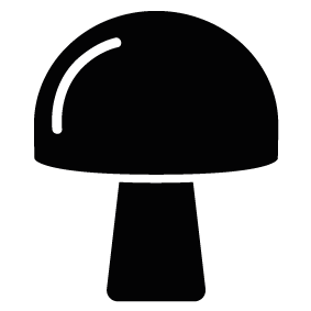 283x283 Mushroom Silhouette Silhouette Of Mushroom