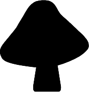 177x183 Mushroom Silhouette Clip Art