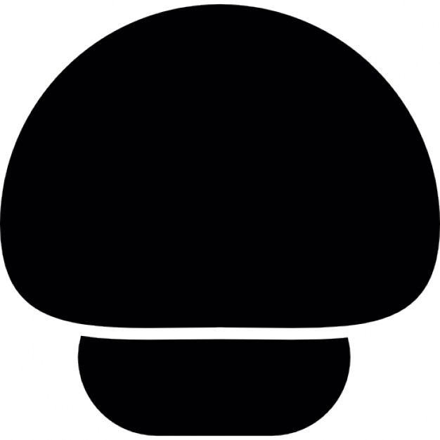 626x626 Small Mushroom Silhouette Icons Free Download