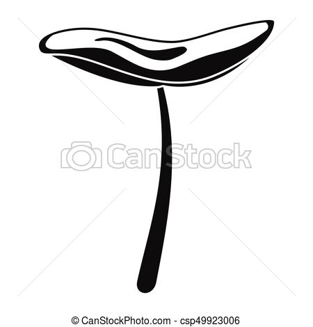 450x470 Freckle Mushroom Black Simple Silhouette Icon Vector Vector