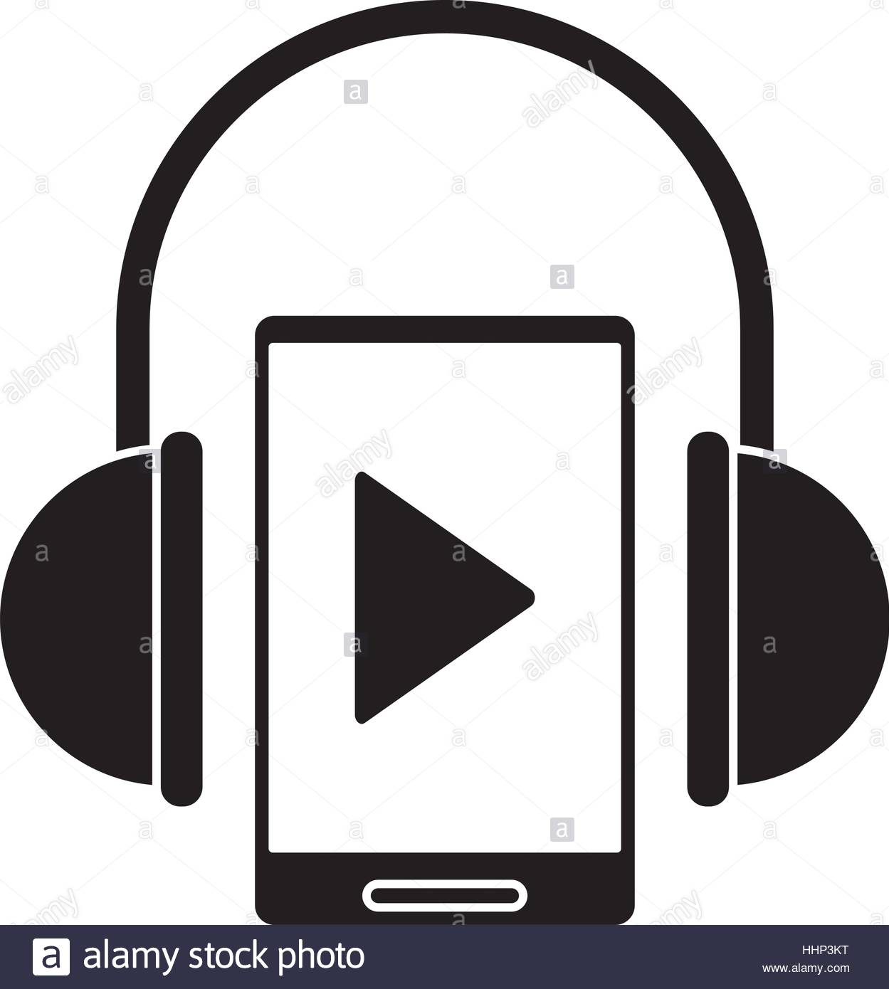 1249x1390 Silhouette Smartphone Player Music Headphones Technology Stock