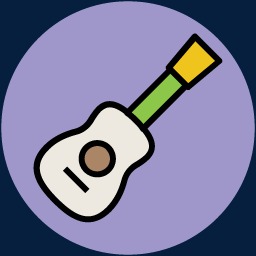 256x256 Music Note Symbol Painted Silhouette, Art Sketch, Music Material