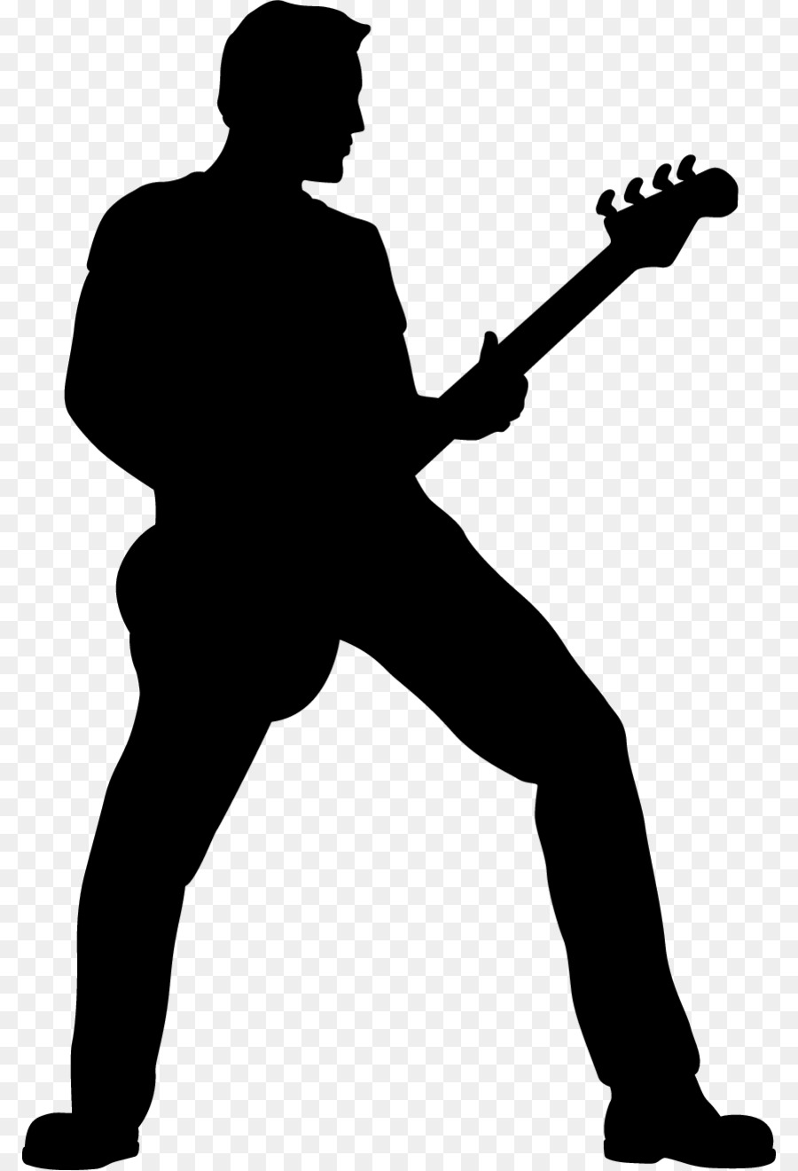 900x1320 Guitarist Silhouette Clip Art