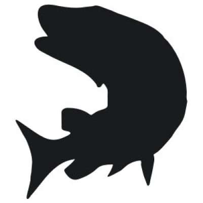 400x400 Fish Vinyl Decal Sticker