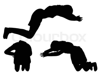 320x237 Muslim Woman Silhouette In Arms Crossed Pose, Isolated On White