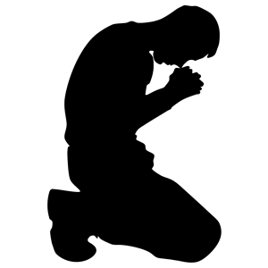 300x300 Muslim Woman Praying Silhouette