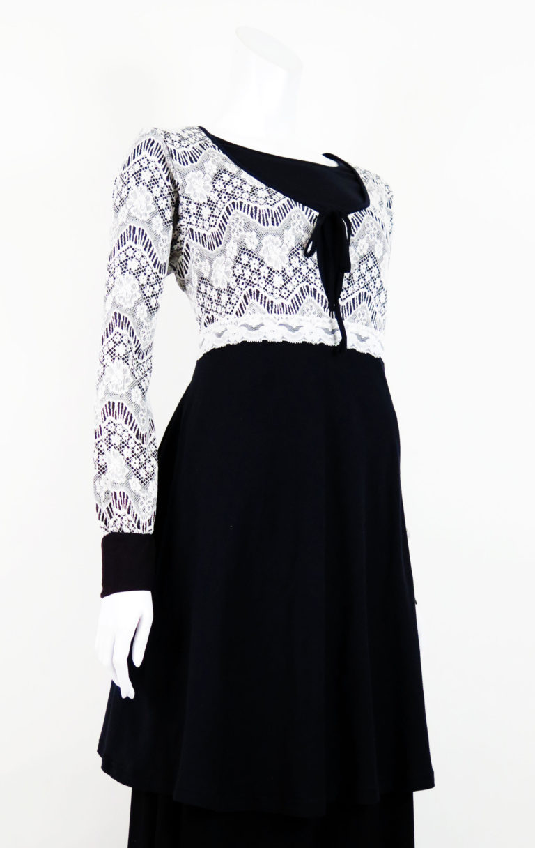 768x1216 Empire Lace Top Black (Au812a) Aqeela Muslimah Wear