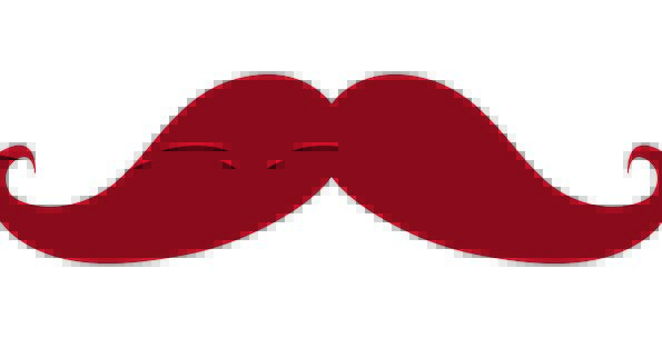 595x304 Mustache, Mustachio, Goatee, Man, Gentleman, Beard, Red, Bloodshot