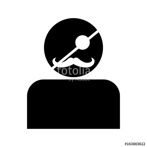 500x500 Pirate With Eye Patch And Mustache Silhouette