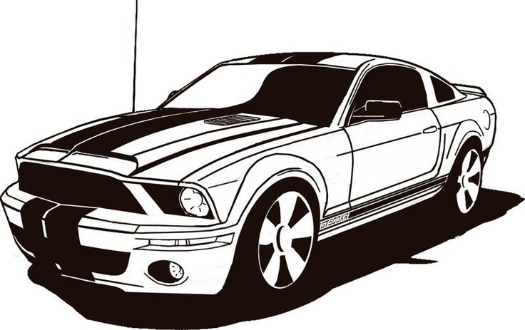 736x463 Imgs For Gt Ford Mustang Car Silhouette Cricut Car