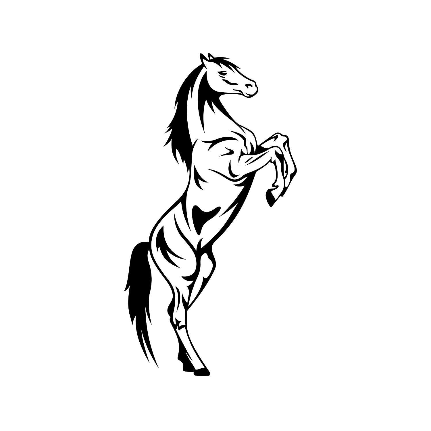 1500x1500 Horse Graphics Svg Dxf Eps Png Cdr Ai Pdf Vector Art Clipart
