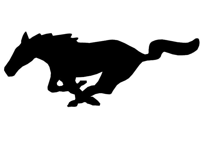 700x500 Mustang Logo Clipart