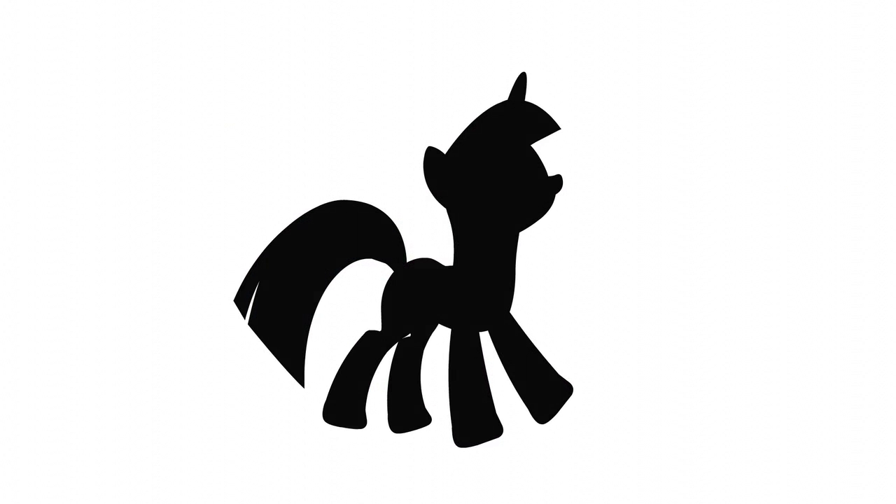 My Little Pony Silhouette at GetDrawings | Free download