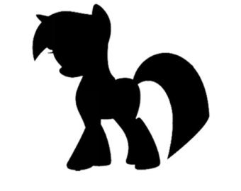 My Little Pony Silhouette at GetDrawings | Free download