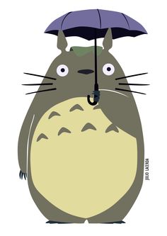 My Neighbor Totoro Silhouette at GetDrawings | Free download