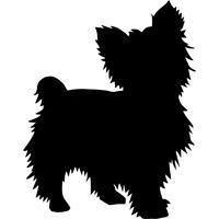 200x200 Terrier Clipart Silhouette