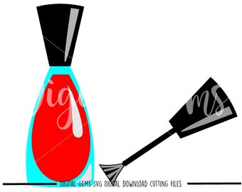 340x270 Nail Polish Svg Etsy
