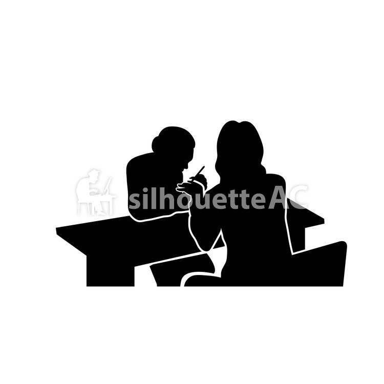750x750 Free Silhouette Vector Nail, 2 People, A Catch