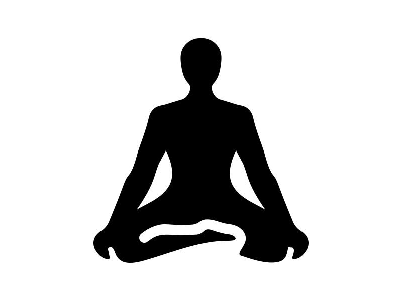 Namaste Silhouette at GetDrawings | Free download