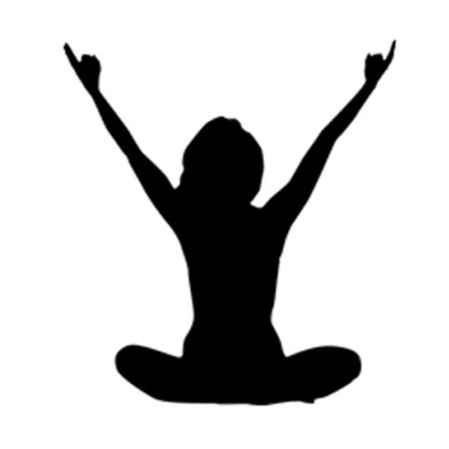 Namaste Silhouette at GetDrawings | Free download