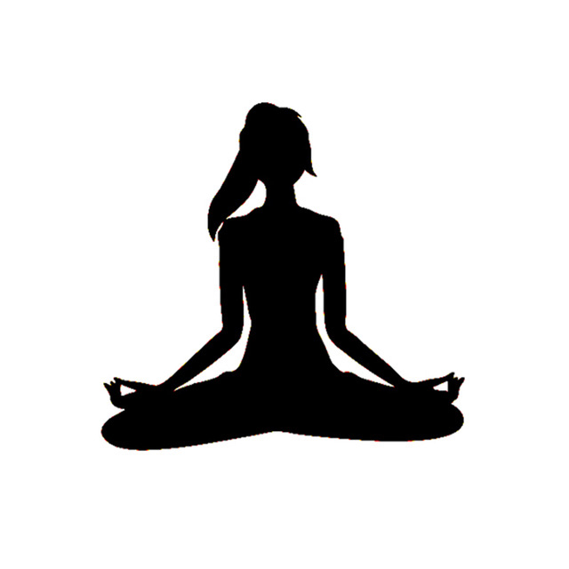 Namaste Silhouette at GetDrawings | Free download