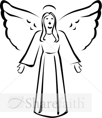 334x388 Angel Graphics Clipart