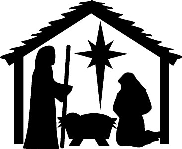 366x299 Best Photos Of Nativity Clip Art Free Printable