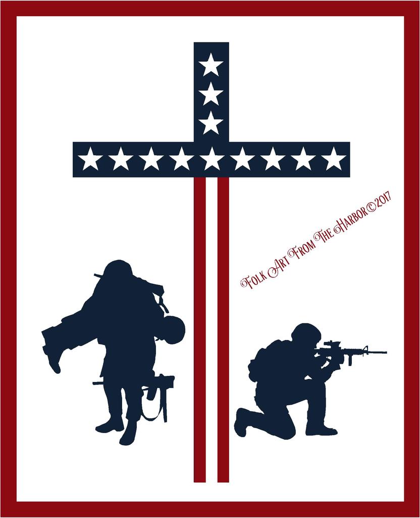 832x1024 Folk Art From The Harbor Banner Shapes Stencils