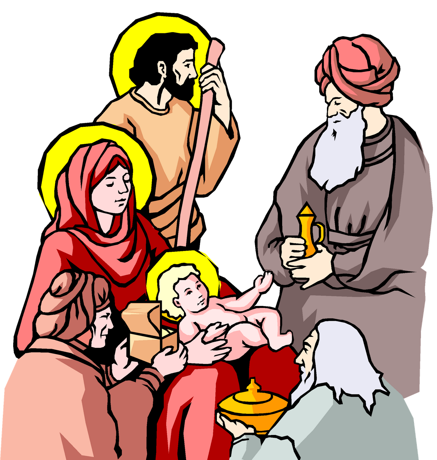 1521x1600 Images For Nativity Scene Silhouette Clip Art