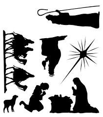 211x239 Nativity Scene Silhouette Printable Heres Wishing Nativity