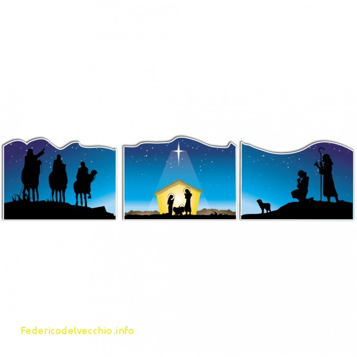 700x700 Minimalist Nativity Scene Silhouette Template Free Template 2018