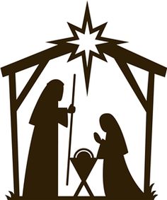 Nativity Silhouette Clip Art at GetDrawings | Free download