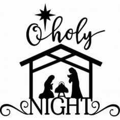 236x236 Nativity Silhouette