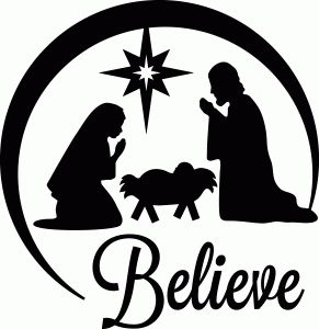 291x300 Nativity Silhouette Holidays Nativity Silhouette
