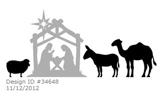 325x219 Silhouette Nativity Advent Candle Box + Amazon Gift Card Giveaway