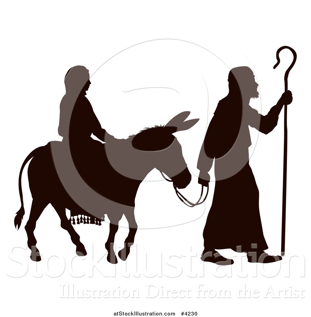 1024x1044 Vector Illustration Of Silhouette Of Marynd Joseph