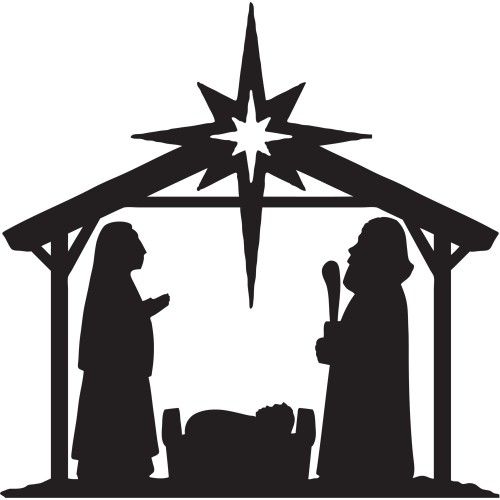 Nativity Silhouette Pattern at GetDrawings | Free download
