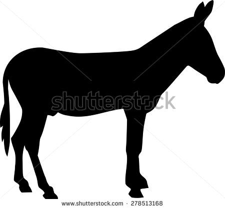 450x419 Donkey Silhouette Mule Drawing Ideas Donkey