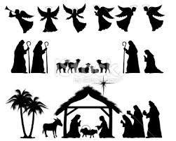 Nativity Silhouette Vector at GetDrawings | Free download