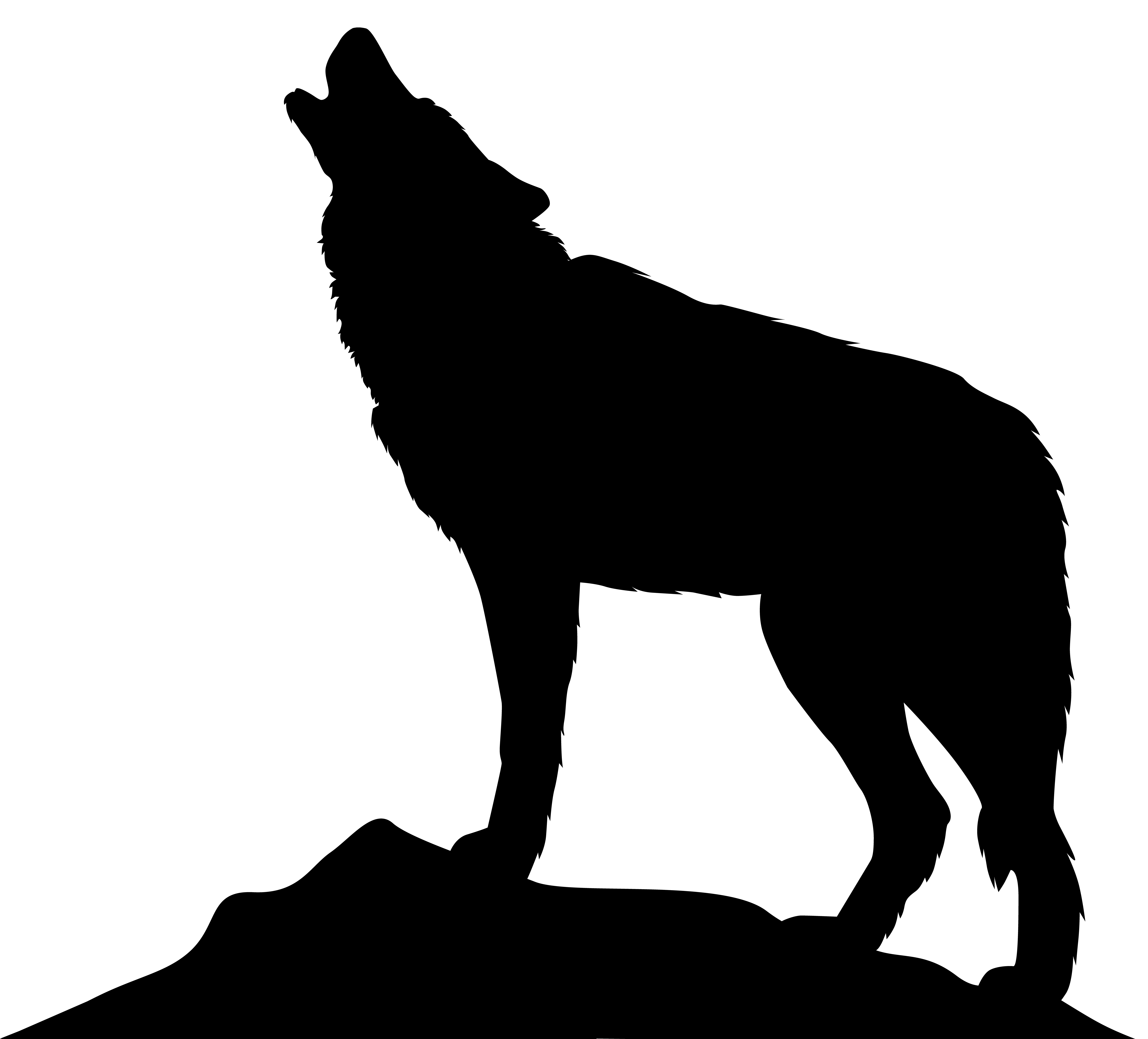 8000x7239 Wolf Clipart Png Collection