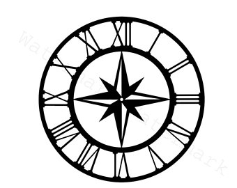 340x270 Compass Cutout Etsy