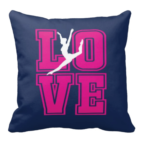 600x600 Dance Love Silhouette Throw Pillow For Girls And Teens Shop